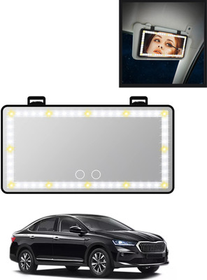 AYW Manual Vanity Mirror For Skoda Universal For Car(Interior)