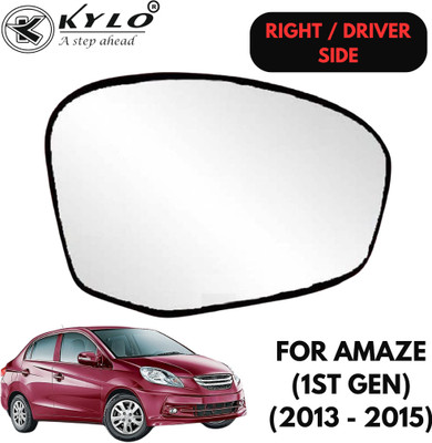 KYLO Manual Driver Side, Rear View Mirror For Honda Amaze(Exterior, Right)
