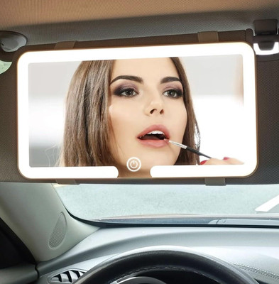 LIRZEG Manual Vanity Mirror, Passenger Side For Universal For Car 1 Series(Interior)