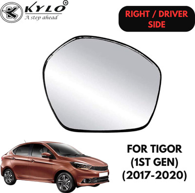 KYLO Manual Driver Side, Rear View Mirror For Tata Tigor(Exterior, Right)
