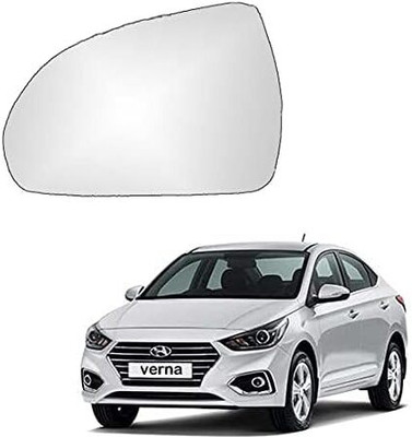 KING GENUINE Manual Remote Rear View Mirror, Passenger Side For Hyundai Verna(Left, Exterior)