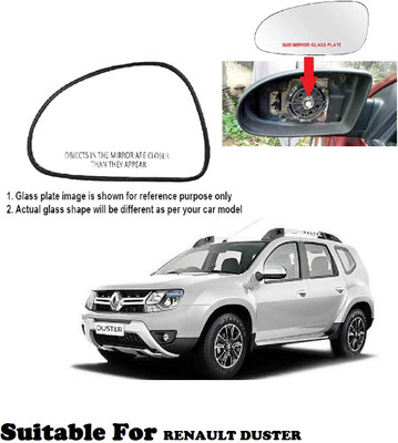 OOLTAH PAHIYA Manual Passenger Side, Rear View Mirror For Renault Duster(Exterior, Left)