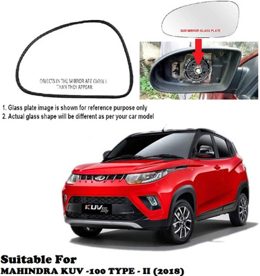 OOLTAH PAHIYA Manual Passenger Side, Rear View Mirror For Mahindra KUV 100(Exterior, Left)