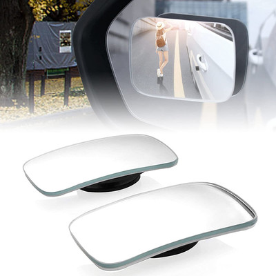 CarEempire Manual Blind Spot Mirror For Mahindra E280(Center, Left, Right)
