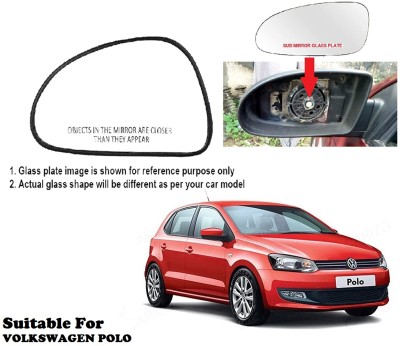 GS Grow n Shine Manual Passenger Side, Rear View Mirror For Volkswagen Polo(Exterior, Left)