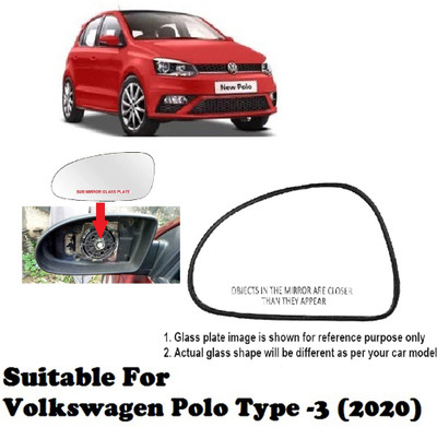 GS Grow n Shine Manual Passenger Side, Rear View Mirror For Volkswagen Polo(Exterior, Left)