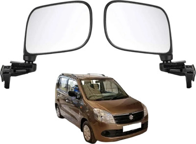 Mirax Manual Driver Side, Rear View Mirror, Passenger Side For Maruti Suzuki Uno, Old WagonR, WagonR(Left, Right, Exterior)