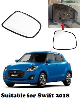 OOLTAH PAHIYA Manual Driver Side, Rear View Mirror For Maruti Suzuki Swift(Exterior, Right)