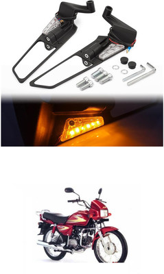 LOVMOTO Front, Rear LED Indicator Light for Hero Splendor(Multicolor)