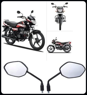Vtrust Manual Rear View Mirror For Honda CB Shine(Left, Right)