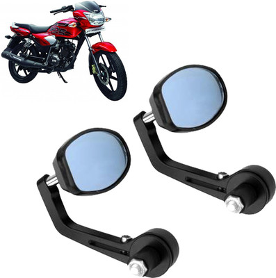 GOLSM Manual Rear View Mirror, Dual Mirror, Driver Side For TVS Phoenix 125(Left, Right)