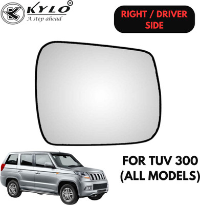 KYLO Manual Driver Side, Rear View Mirror For Mahindra TUV-300(Exterior, Right)