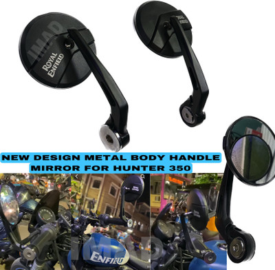 imad Manual Rear View Mirror, Driver Side, Dual Mirror For Royal Enfield 1 Series(Left, Right)