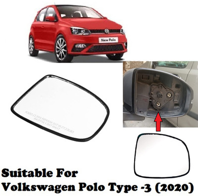 GS Grow n Shine Manual Driver Side, Rear View Mirror For Volkswagen Polo(Exterior, Right)