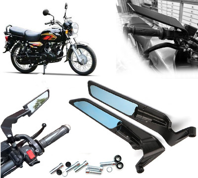 AUTO PEARL Manual Rear View Mirror For TVS Max 4R(Left, Right)