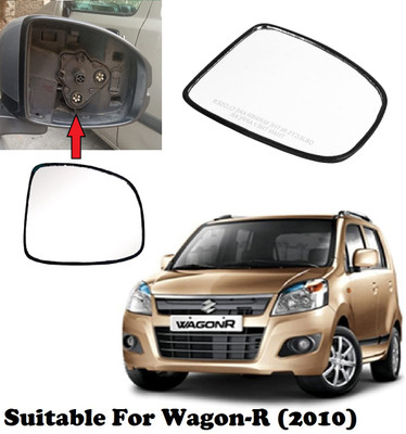 OOLTAH PAHIYA Manual Driver Side, Rear View Mirror For Maruti Suzuki WagonR(Exterior, Right)