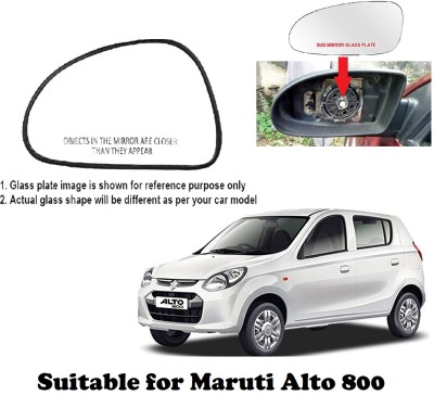 GS Grow n Shine Manual Passenger Side, Rear View Mirror For Maruti Suzuki Alto 800(Exterior, Left)