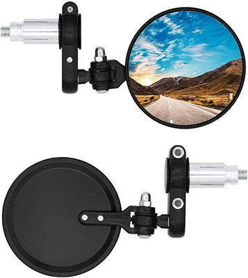 Hybrid Motors Manual Rear View Mirror For Universal For Bike Universal For Bike(Left, Right)