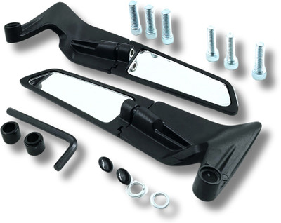 PHANTOM Manual Rear View Mirror For Hero Universal For Bike(Left, Right)