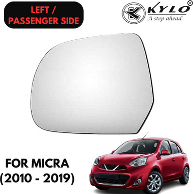 KYLO Manual Passenger Side, Rear View Mirror For Nissan Micra(Exterior, Left)