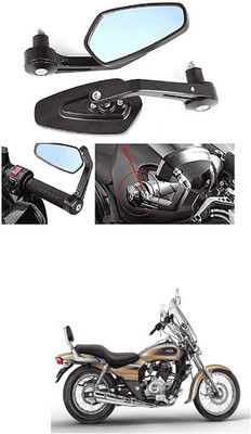 LOVMOTO Manual Rear View Mirror For Bajaj Avenger 220 DTS-i(Left, Right)