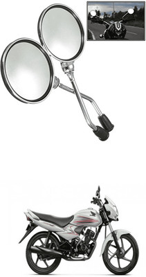 LOVMOTO Manual Rear View Mirror For Hero Splendor Plus(Left, Right)