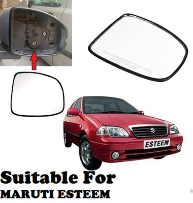 OOLTAH PAHIYA Manual Driver Side, Rear View Mirror For Maruti Suzuki Esteem(Exterior, Right)