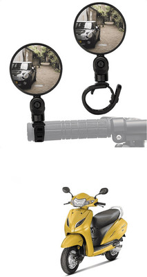 LOVMOTO Manual Rear View Mirror For Hero Achiever(Left, Right)