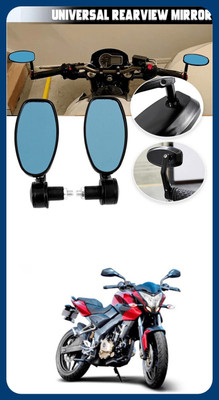 GONAMA Manual Blind Spot Mirror For Piaggio Universal For Bike(Center)