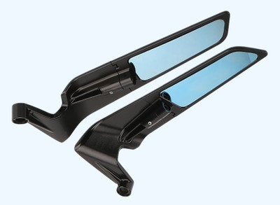 AOWBIKES Manual Rear View Mirror For Suzuki Universal For Bike(Left, Right)
