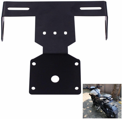 Weyride Tail Tidy License Number Plate Holder for MT-15 |M24 Bike Number Plate(Cast Iron 10 cm  x  5 cm)