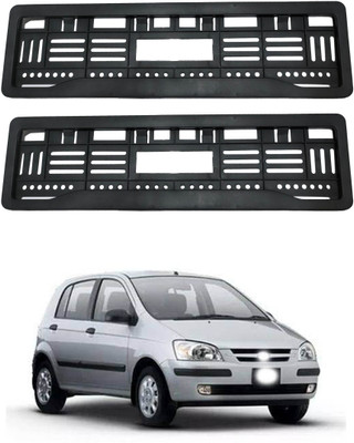 Shopone enterprises Full open no. plate frame Getz Car Number Plate(Plastic 15 cm  x  2 cm)