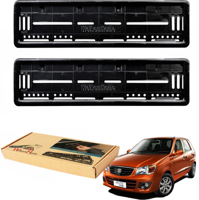 WolkomHome car number plate frame Plates Holders frame for Alto K10 OLD Car Number Plate(Plastic 20 cm  x  5 cm)