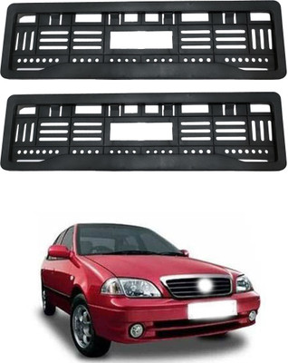 Shopone enterprises Full open no. plate frame Esteem Car Number Plate(Plastic 15 cm  x  2 cm)