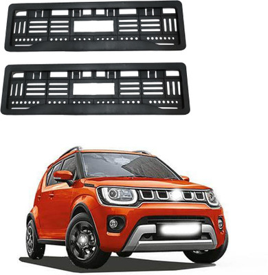Shopone Full Open Number Plate Frame For Ignis Car Number Plate(Plastic 10 cm  x  2 cm)