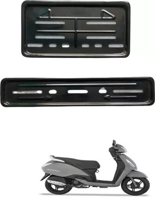 E-Shoppe Bike Number Plate Frame (Front & Back) For Jupiter Bike Number Plate(Plastic 28 cm  x  7 cm)
