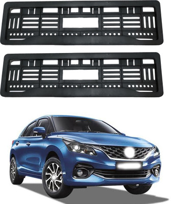 SHOPONE Trading Full open no plate frame for Baleno Car Number Plate(Plastic 5 cm  x  2 cm)