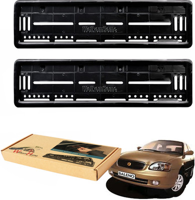 WolkomHome car number plate frame Plates Holders frame for Baleno old Car Number Plate(Plastic 20 cm  x  5 cm)