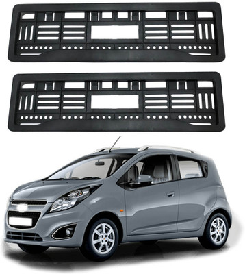 Shopone enterprises Full open no. plate frame Beat Car Number Plate(Plastic 15 cm  x  2 cm)