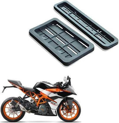 Sunriders Bike Number Plate Frame (Standard Size for All Bikes) (Front & Back) for RC390 Bike Number Plate(Plastic 28 cm  x  7 cm)