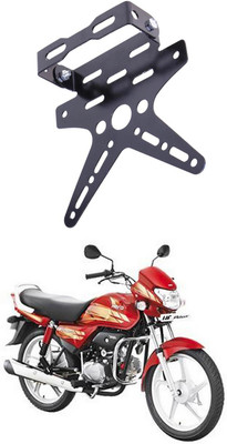 YUNEIK Bike License Number Plate Frame Holder Tail Tidy (Black) Bike Number Plate Y-103 Bike Number Plate(Aluminium 7 cm  x  15 cm)