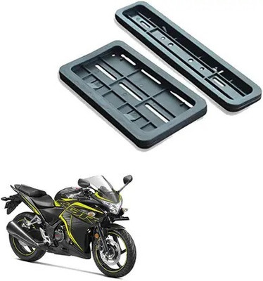 Golden Fox NPF-025 BIKE NUMBER PLATE FRAME FOR ALL BIKES Bike Number Plate(Plastic 28 cm  x  7 cm)