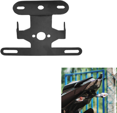 Huims Premium Quality Tail Tidy Pulsar RS200/NS200 Bike Number Plate(Iron 10 cm  x  9.5 cm)