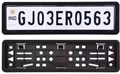 carbox Car Number Plate Frame For Protection Your HSRP Car Number Plate Car Number Plate(Plastic 50 cm  x  15 cm)