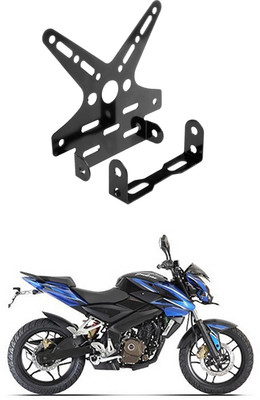 divis Bike License Number Plate Frame Holder Tail Tidy (Black) Bike Number Plate Pp-49 Bike Number Plate(Aluminium 7 cm  x  15 cm)