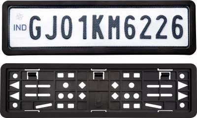 carbox Car Number Plate Frame For HSRP Number Plate Protection your Car.Fit For All Car Number Plate(Plastic 50 cm  x  15 cm)