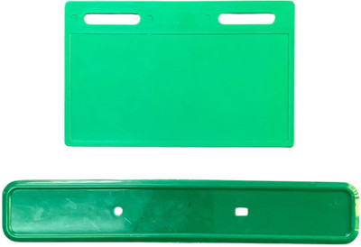 SAGAR ELECTRO TECH Two wheeler Number plate for EV Front and rear both Bike Number Plate(Plastic 12 cm  x  29 cm)
