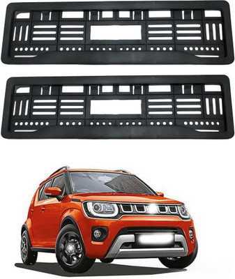 Shopone enterprises Full open no. plate frame Ignis Car Number Plate(Plastic 15 cm  x  2 cm)