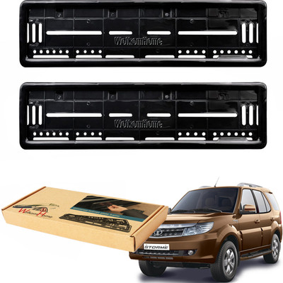 WolkomHome car number plate frame Plates Holders frame for Alto 800 2020 Car Number Plate(Plastic 20 cm  x  5 cm)