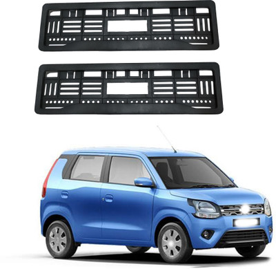 Shopone Full Open Number Plate Frame For WagonR Car Number Plate(Plastic 10 cm  x  2 cm)